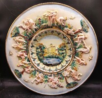 Capodimonte porcelán dísztányér. 3304B