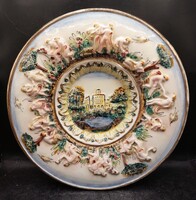 Capodimonte porcelán dísztányér. 3302B