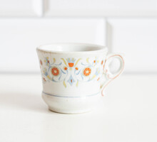 Antik kávéházi kőedény kávéscsésze - mokkás, eszpresszós porcelán csésze
