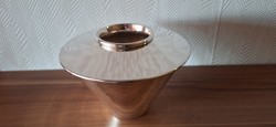 Ezüstözött új virág váza ( Hoff Interieur )