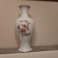 Nagy hollóházi porcelán madaras szép váza