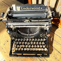 Régi UNDERWOOD No. 3 írógép, antik retro műszaki régiség