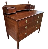Gyönyörű Antik mahagóni Író komód.
