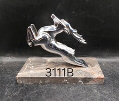 Vintage USSR Soviet Original Deer logo GAZ 21 Volga,16x8 cm-es. 3111b