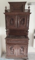 Beautiful Unique Renaissance Antique Small Sideboard