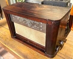 Régi PHILIPS 57/A típusú rádió, retro műszaki régiség 1944. vintage