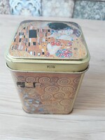 Gustav Klimt: A csók - bádogdoboz