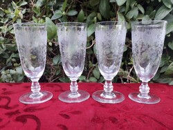 "Baccarat" jellegű pohár / Fostoria Co. - U.S.A.