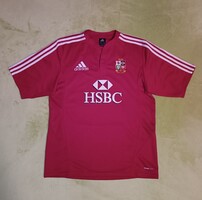 M-es vintage adidas British Lions Rugby Union (2009) South Africa rögbi mez