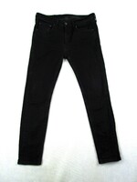 EREDETI LEVIS 519 HI-BALL (W32) FÉRFI FEKETE SZTRECCSES FARMERNADRÁG