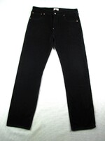 EREDETI LEVIS 501 (W36 / L34) FÉRFI FEKETE FARMERNADRÁG