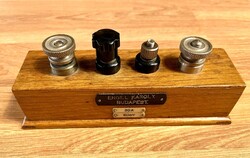 Régi Engel féle elektromos műszer, antik söntellenállás, műszaki régiség