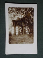 Képeslap,fotó,Pécsi járás,Kökény,Szent szobor a dombtetőn ,1910-