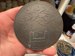 Béketalálkozó - Debrecen emlékplakett bronz(?)
