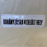 Retro zománc tábla