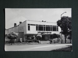 Képeslap,Kunhegyes,Művelődési ház látkép,részlet, 1980-