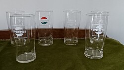 Retro Pepsi üdítős üveg pohár 6 db-os garnitúra