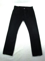 EREDETI LEVIS 501 (W36 / L34) FÉRFI FEKETE FARMERNADRÁG
