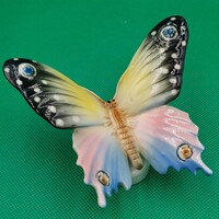 Volkstedt porcelán pillangó figura