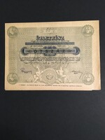 "MONE Műszerüzem Szövetkezet mint a Hangya tagja" Üzletrészjegy 1900.