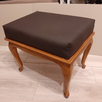 Beautiful and sturdy neobaroque pouf seat or footstool at a favorable price