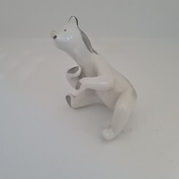 Ritka Kőbányai Drasche porcelán jegesmedve