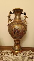 RITKA!!! Kézzel festett,SATSUMA   56 cm.Váza