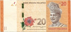 20 ringgit Malaysia Malájzia