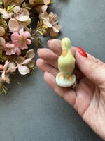 Régi, kézi festett Aquincumi porcelán mini kacsa