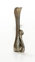 Fém art deco hattyús váza
