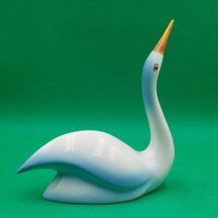 Retro  Hollóházi  porcelán  hattyú figura