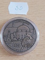 3000 FORINT 2024 Baranya vármegye, Pécs „Hazai vármegyék és vármegyeszékhelyek” 30.