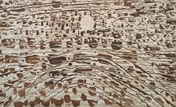 Gyarmathy Tihamér: Dimenziók, 1969 (rézkarc)