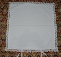 2 db csipke betétes párna huzat ( megkötős )