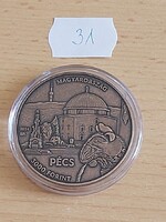 3000 FORINT 2024 Baranya vármegye, Pécs „Hazai vármegyék és vármegyeszékhelyek” 31.