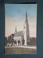 Képeslap,Budapest,Máriaremete,templom látkép,részlet,Boldogasszony kápolna kiadás,1927-