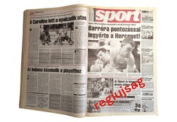 2001 június 29  /  nemzeti sport  /  SZÜLETÉSNAPRA :-) Eredeti, régi ÚJSÁG Ssz.:  27090