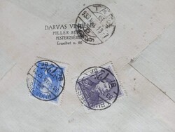 D205296 Tata Tóváros 1933 levélboríték  Lengyel Erzsébet -Darvas Vincéné