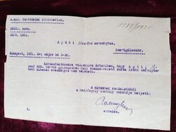 D205293 M.kir. Honvédelmi Minisztérium -Apáti Józsefné  1921  Szentgáloskér  hadifogoly kerestetése