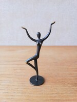 Richard Rohac bronz női figura - jelzett ritkaság