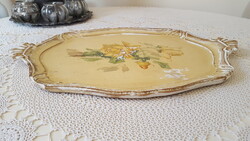 Vintage,Florentine stílusú festett fatálca