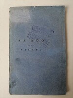BALÁSHÁZY JÁNOS - AZ ADÓ ÉS MÉG VALAMI  -  PESTEN 1830