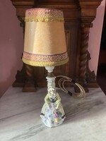Antik német porcelán lámpa