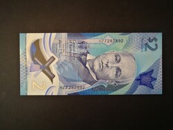 Barbados 2 Dollars 2022 UNC