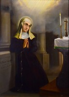 XVIII. sz. vége német festő: MARIA CRESCENTIA HÖSS IMÁJA