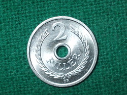 2 Fillér 1971 ! Nem Volt Forgalomban ! Verdefényes !