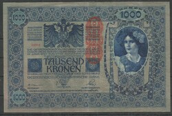 1902.- 1000 korona - Osztrák-Magyar bank - Deutschösterreich