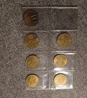 1983 -1989 TELJES 10 forint FT sor UNC verdefényes forgalmi sorokból összeállítva