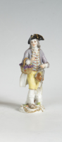 Meissen szőlőárus figura