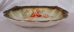 Angol fajansz pipacsos  tál 19. század